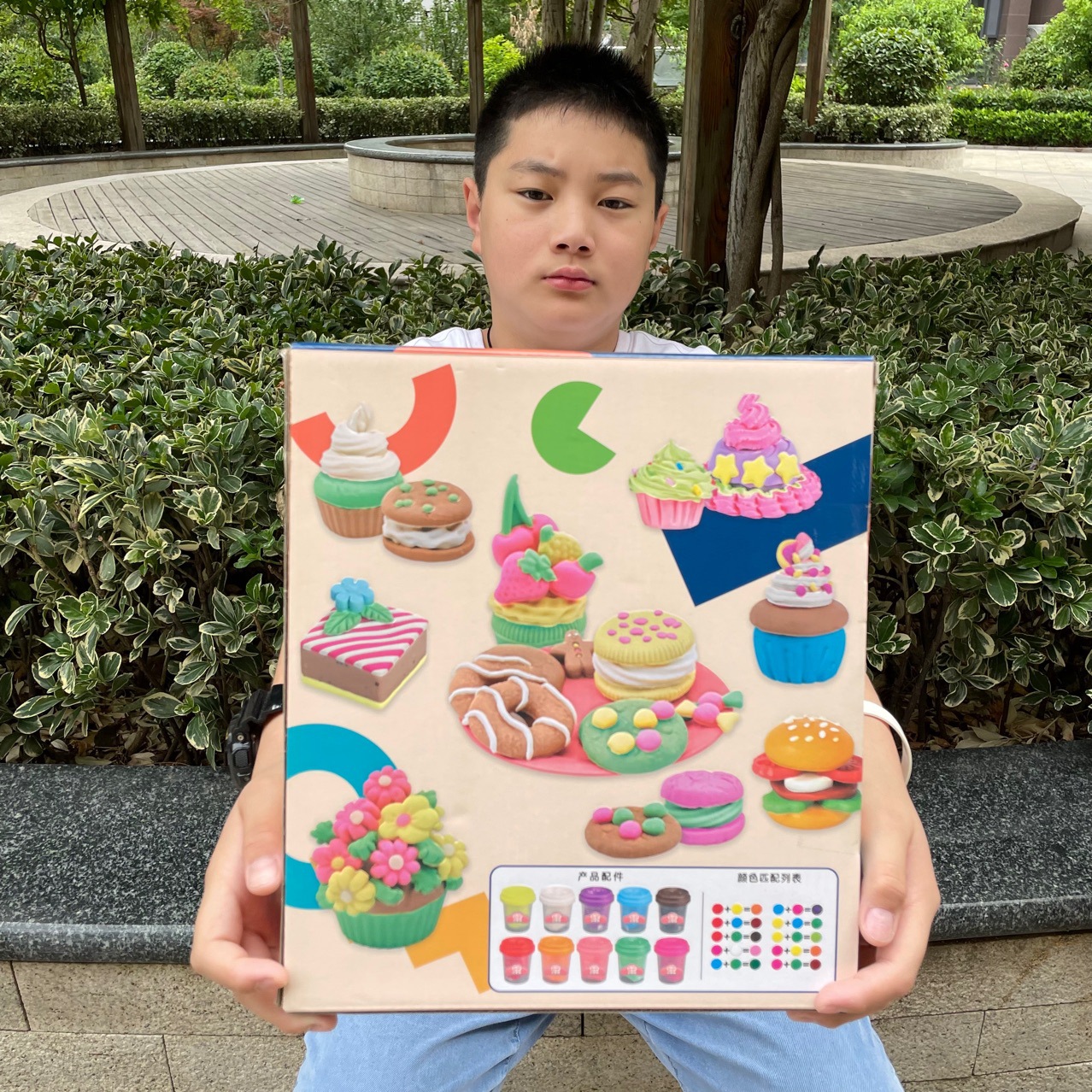 Fun and Joy Colored Clay Set Children Play House Toys Plasticene Supplementary Pack Large and Medium Two Institutional Small Gifts