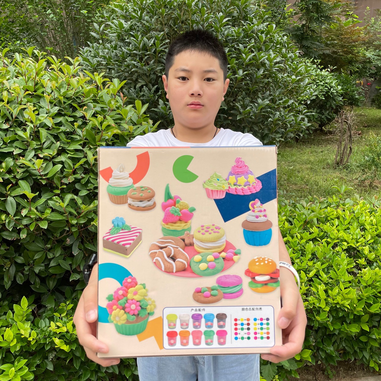 Fun and Joy Colored Clay Set Children Play House Toys Plasticene Supplementary Pack Large and Medium Two Institutional Small Gifts