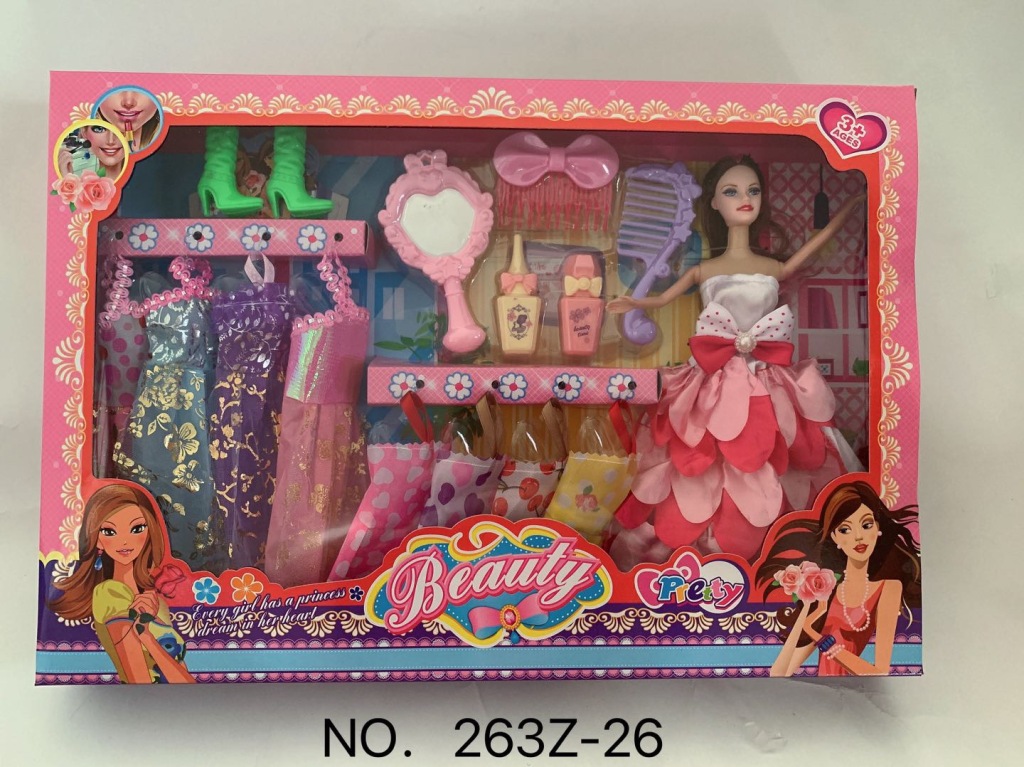 Barbie Doll Solid Joint Doll Dress-up Suit Girl Princess Play House Toy Gift