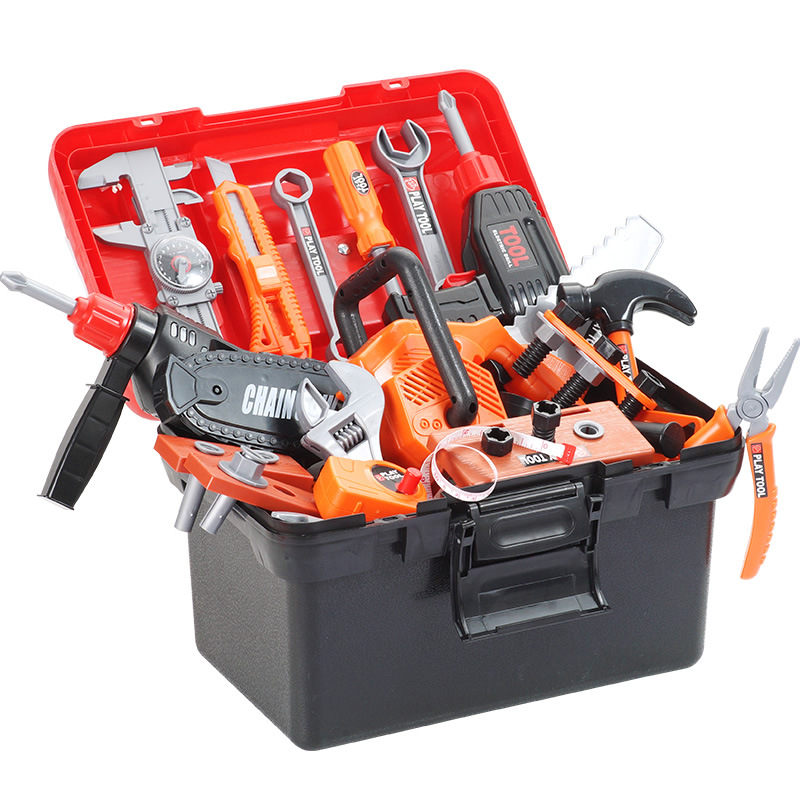 Cross-Border Factory Direct Supply Children&#039;s Simulation Toolbox Toy Set Boy Repair Electric Drill Repair Screw Play House