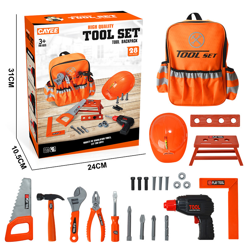 Cross-Border Factory Direct Supply Children's Simulation Toolbox Toy Set Boy Repair Electric Drill Repair Screw Play House