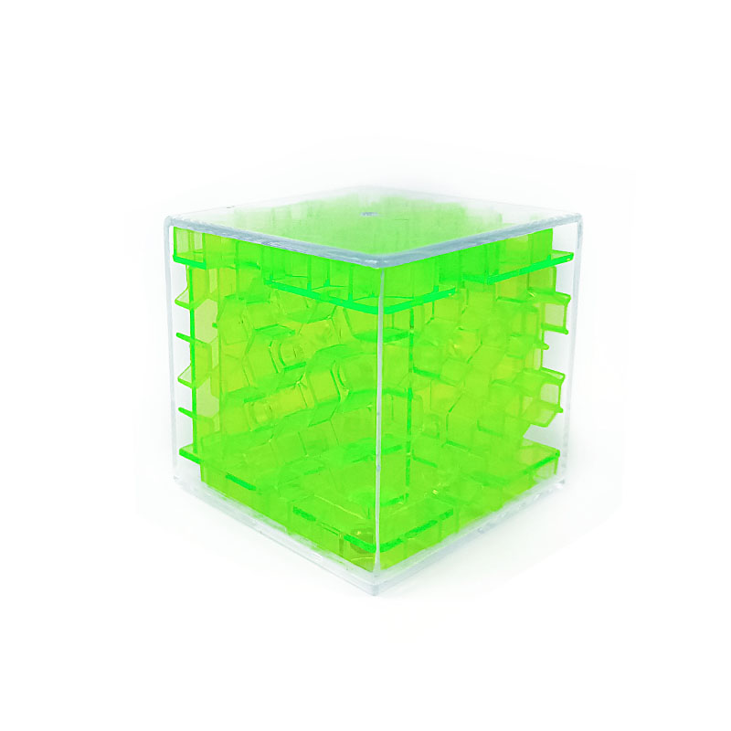Plastic Three-Dimensional Labyrinth Cube Magic Steel Ball Bearing Educational Toys Children's Maze Educational Game