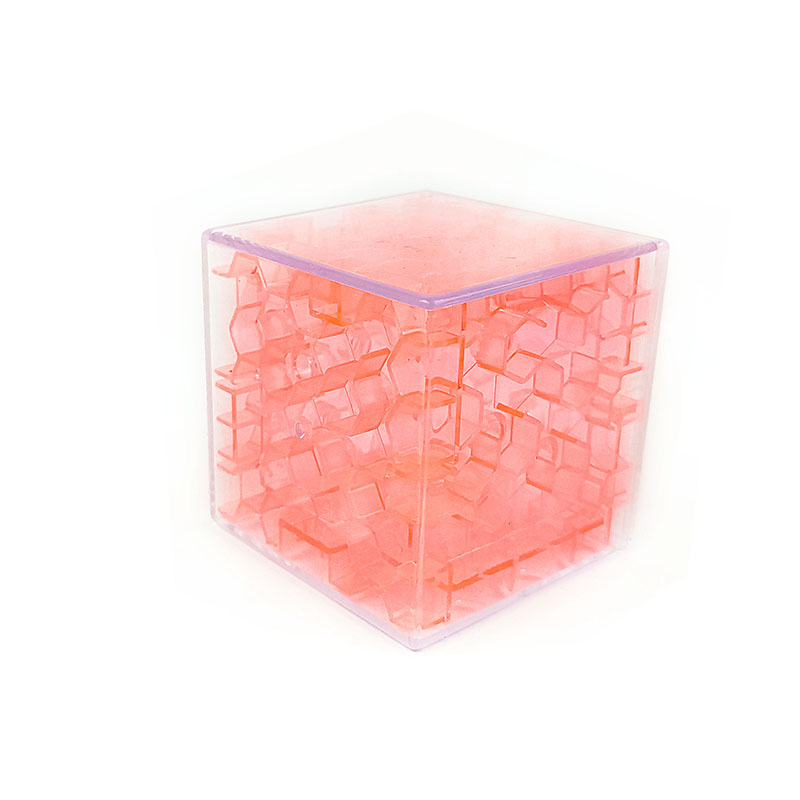 Plastic Three-Dimensional Labyrinth Cube Magic Steel Ball Bearing Educational Toys Children's Maze Educational Game