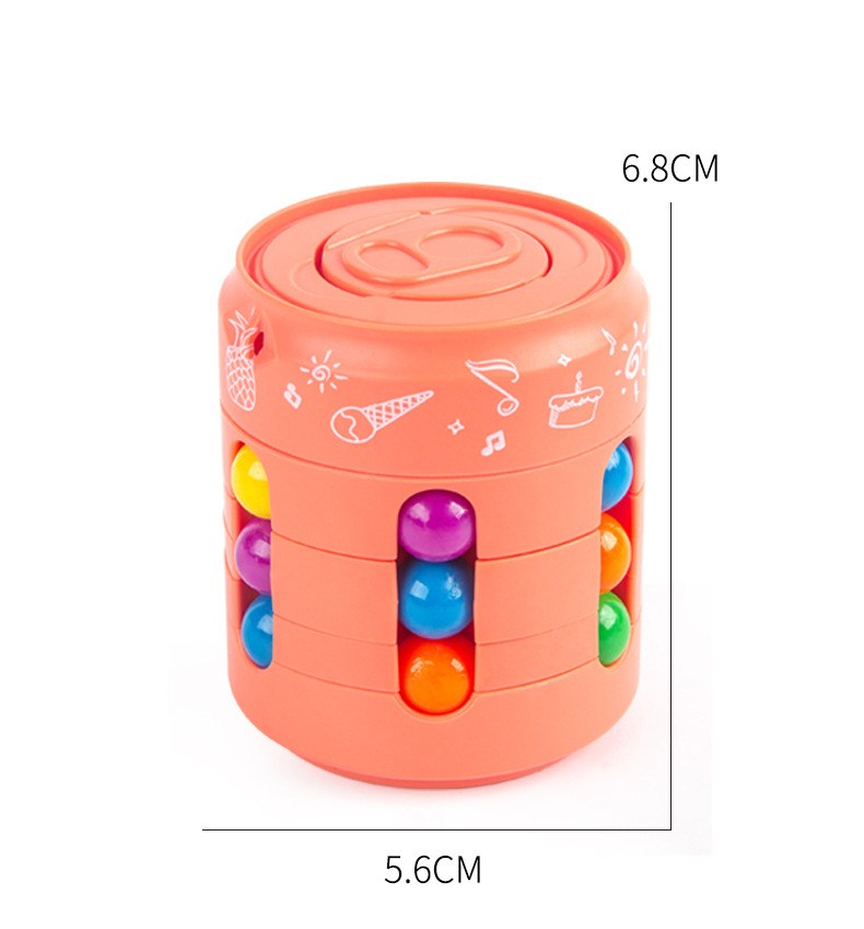 Cross-Border Direct Supply Cans Magic Bean Cube Cola Hand Spinner Fidget Cube Children&#039;s Intelligence Development Toys