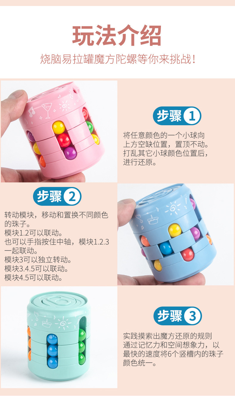Cross-Border Direct Supply Cans Magic Bean Cube Cola Hand Spinner Fidget Cube Children's Intelligence Development Toys Cross-Border Direct Supply Cans Magic Bean Cube Cola Hand Spinner Fidget Cube Children's Intelligence Development Toys