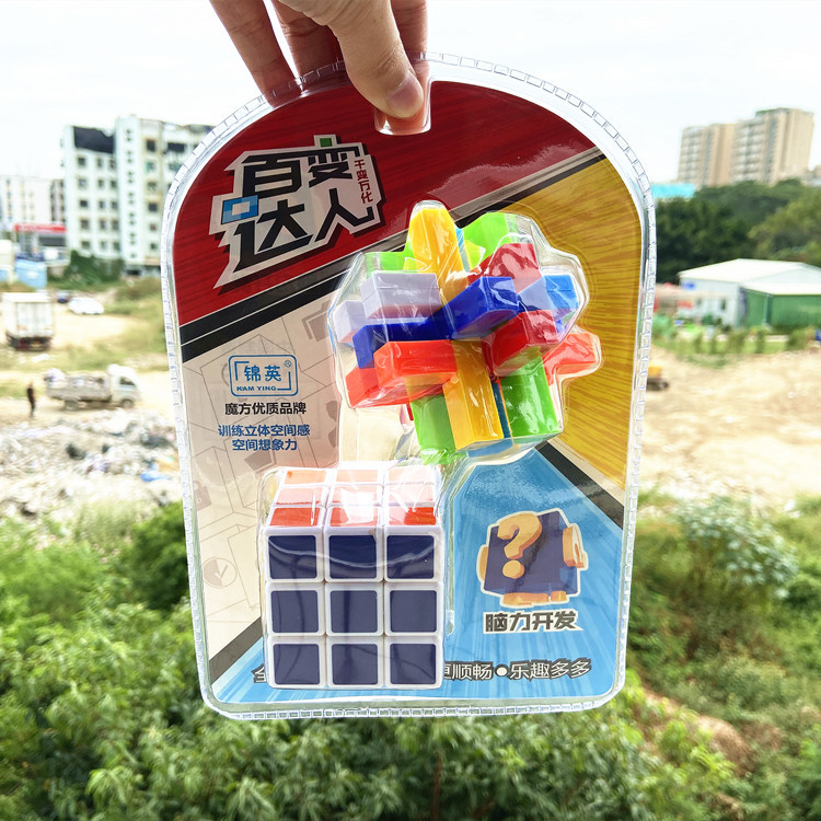 1185 Educational Children's Toys Model Boy Girl Variety Magic Cube Burr Puzzle Set Hot Sale