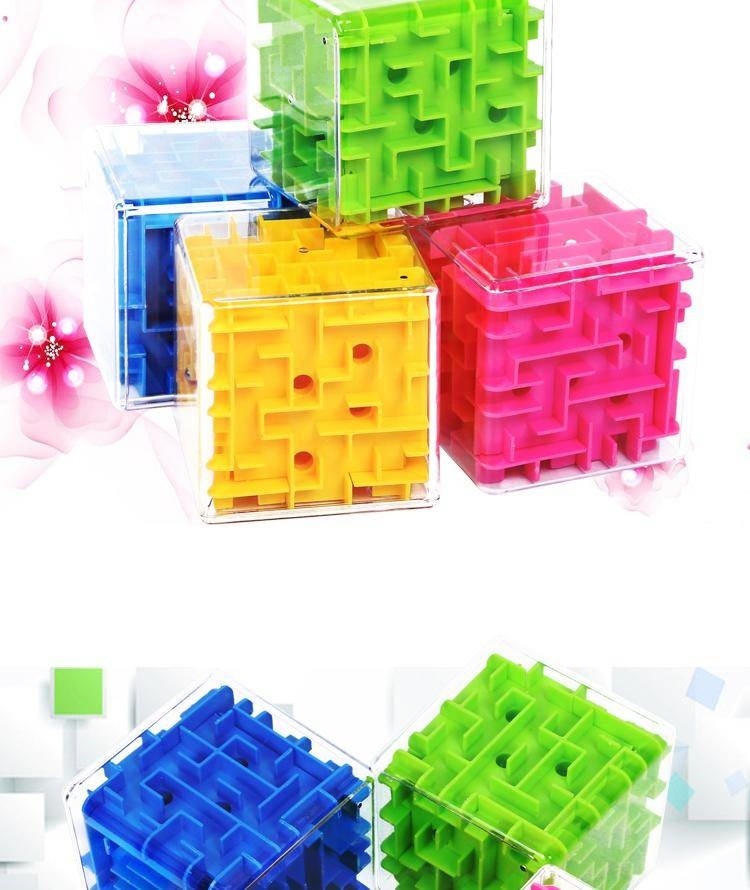 Children's Day 3D Rotating Magic Bean Intelligence Fingertip Cube Magic Disk Hand Spinner Kindergarten Hamburger Rubik's Cube Toy