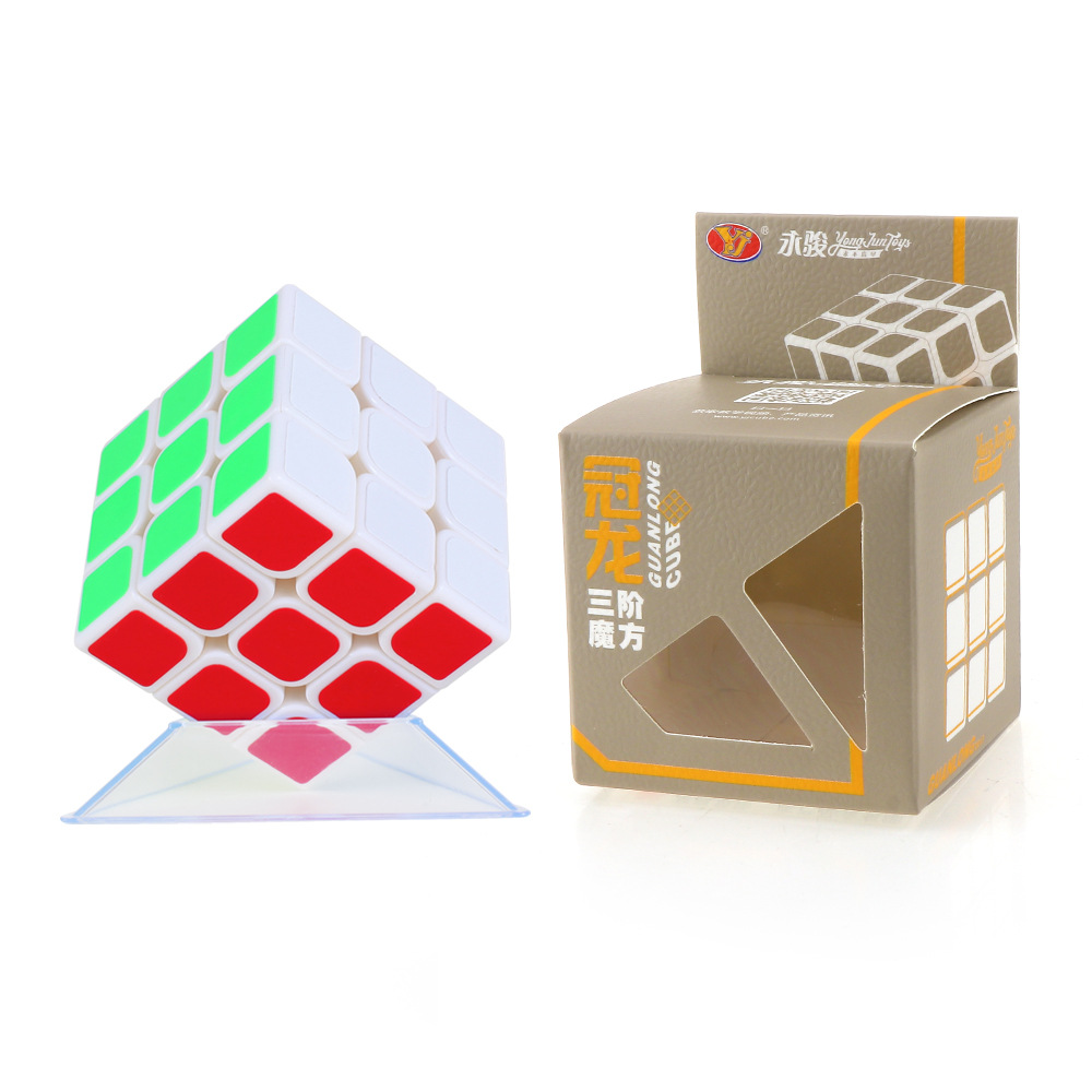 [Yongjun Guanlong Enhanced Version Third-Level Rubik&#039;s Cube] Guanlong Enhanced Version Third-Generation Guanlong 3-Level Competition Puzzle Magic Cube
