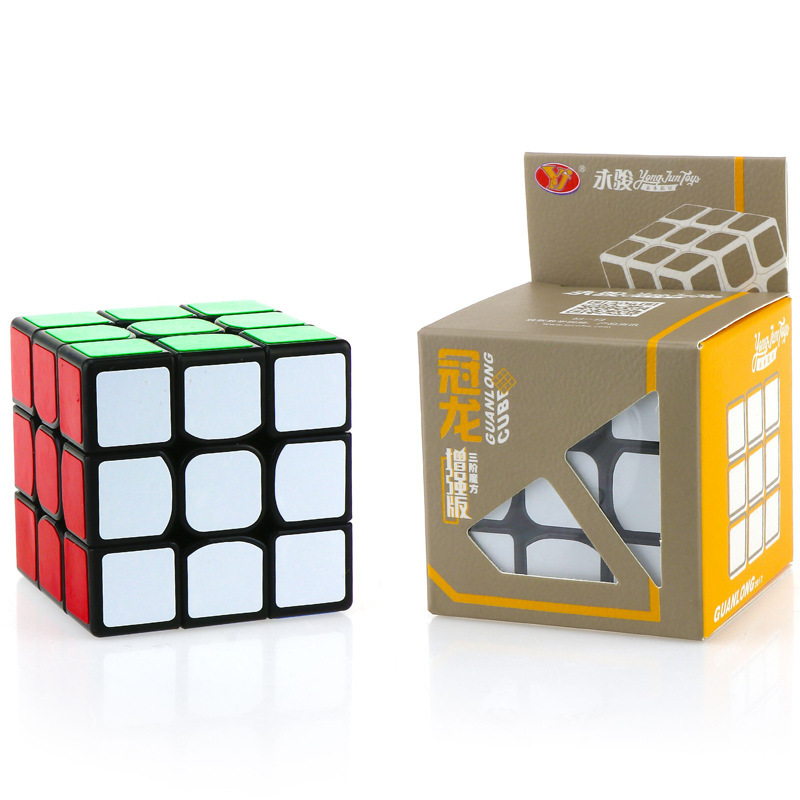 [Yongjun Guanlong Enhanced Version Third-Level Rubik&#039;s Cube] Guanlong Enhanced Version Third-Generation Guanlong 3-Level Competition Puzzle Magic Cube
