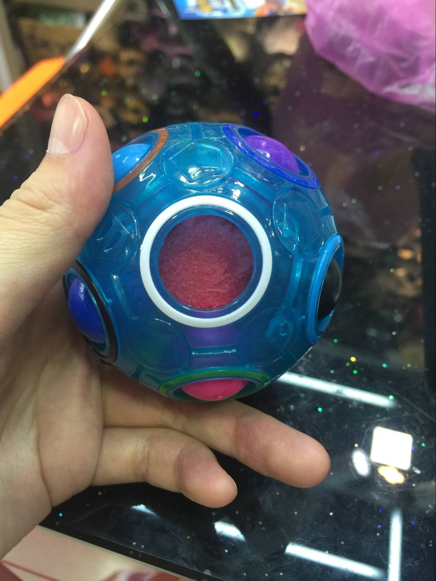 New luminous magic rainbow ball cube children&#039;s educational toys