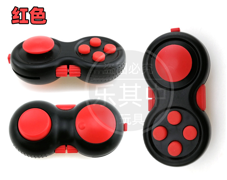 Cross-Border Handle Magic Cube Fingertip Reduction Toy Pressing Game Handle Strap Hang Rope Button Children's Toy