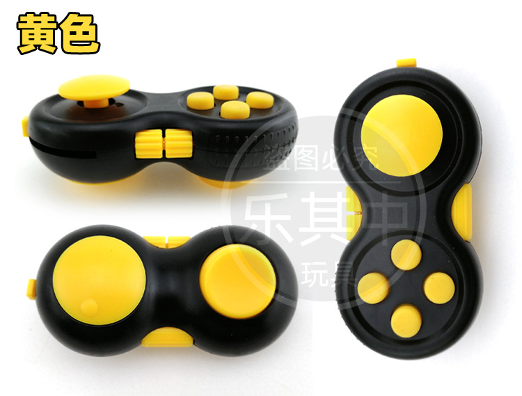 Cross-Border Handle Magic Cube Fingertip Reduction Toy Pressing Game Handle Strap Hang Rope Button Children's Toy