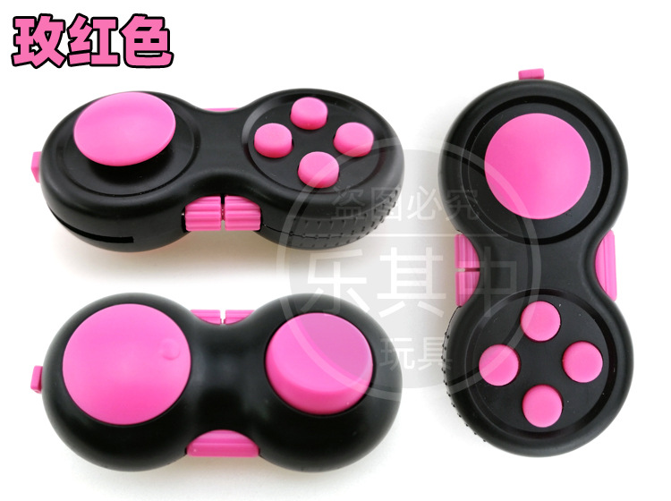 Cross-Border Handle Magic Cube Fingertip Reduction Toy Pressing Game Handle Strap Hang Rope Button Children's Toy