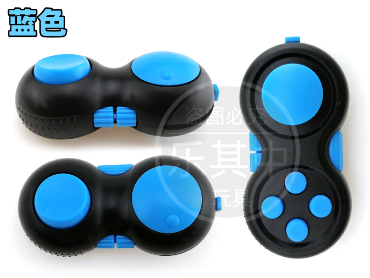 Cross-Border Handle Magic Cube Fingertip Reduction Toy Pressing Game Handle Strap Hang Rope Button Children's Toy