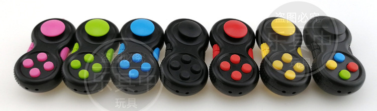 Cross-Border Handle Magic Cube Fingertip Reduction Toy Pressing Game Handle Strap Hang Rope Button Children's Toy