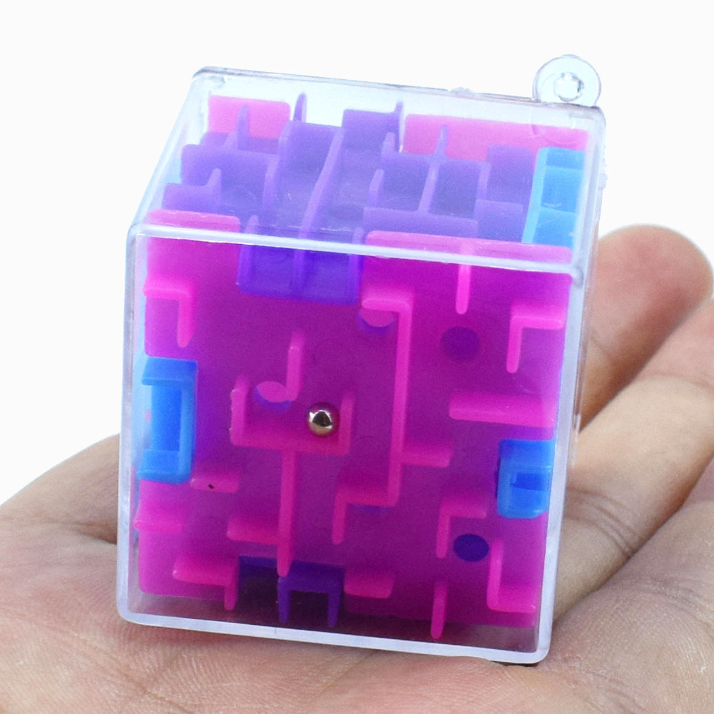 Children's 3D Magic Cube Rotating Bead Rolling Maze Six-Sided Three-Dimensional Maze Intelligence Pressure Reduction Toy Capsule Toy Children's 3D Magic Cube Rotating Bead Rolling Maze Six-Sided Three-Dimensional Maze Intelligence Pressure Reduction Toy Capsule Toy