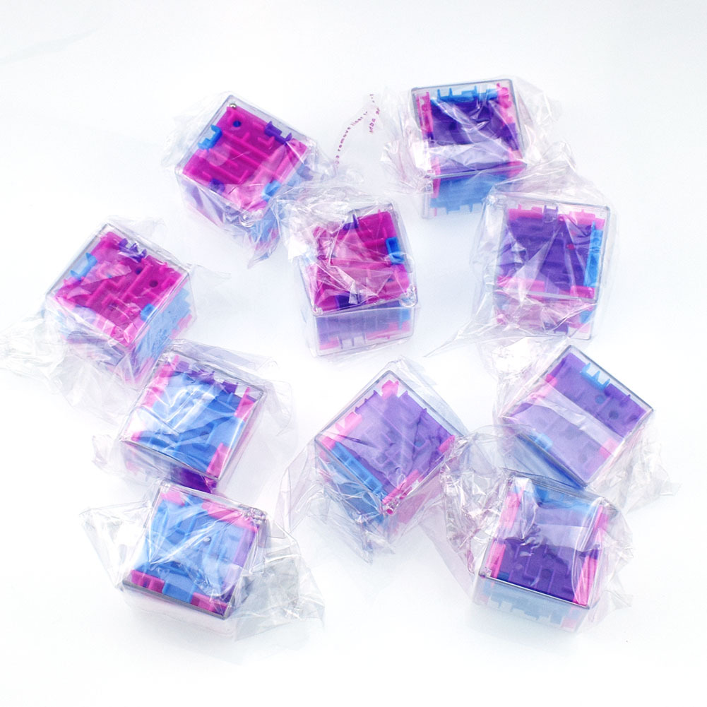 Children's 3D Magic Cube Rotating Bead Rolling Maze Six-Sided Three-Dimensional Maze Intelligence Pressure Reduction Toy Capsule Toy Children's 3D Magic Cube Rotating Bead Rolling Maze Six-Sided Three-Dimensional Maze Intelligence Pressure Reduction Toy Capsule Toy