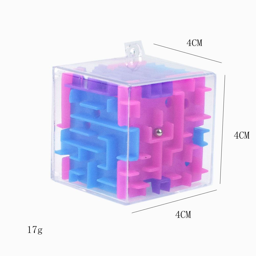 Children's 3D Magic Cube Rotating Bead Rolling Maze Six-Sided Three-Dimensional Maze Intelligence Pressure Reduction Toy Capsule Toy Children's 3D Magic Cube Rotating Bead Rolling Maze Six-Sided Three-Dimensional Maze Intelligence Pressure Reduction Toy Capsule Toy