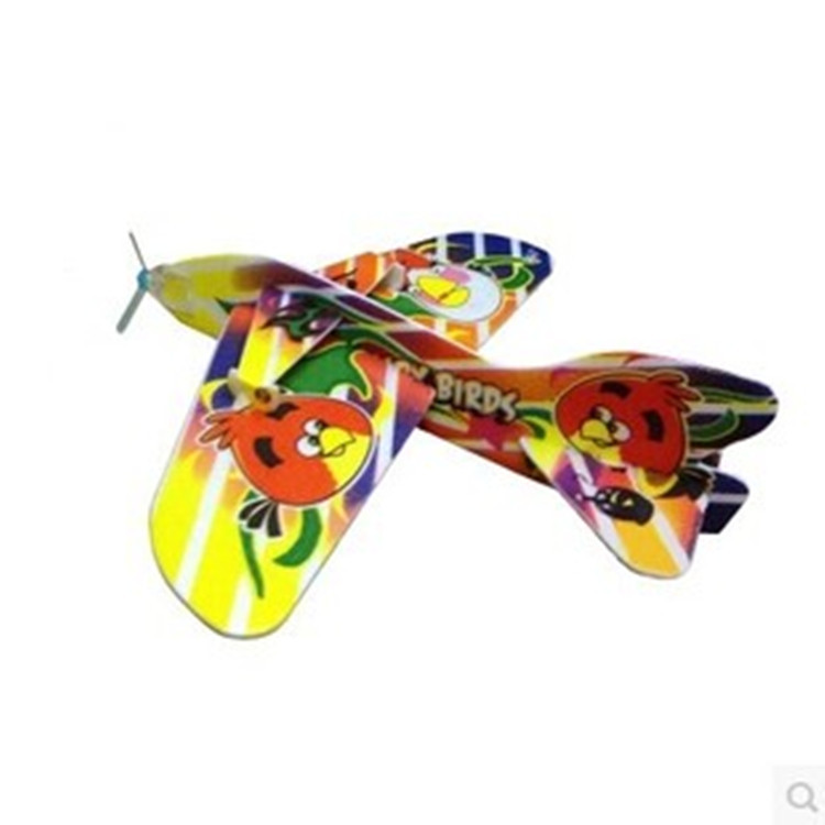 Factory Direct Sales Rubber Band Power Aircraft Small Thunderbird Primary School Student DIY Assembled Outdoor Aviation Model Toy