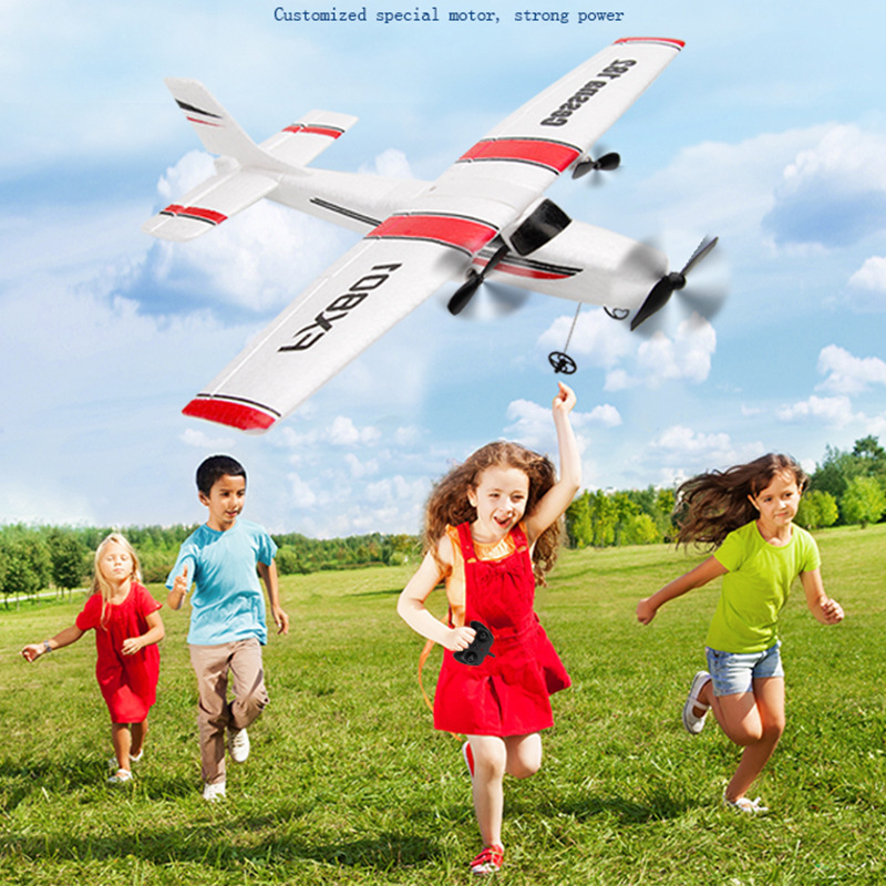 Fx801 Glider 2.4G Two-Way Remote Control Aircraft Foam Assembled Fighter Fixed Wing Airplane Model Toy Model