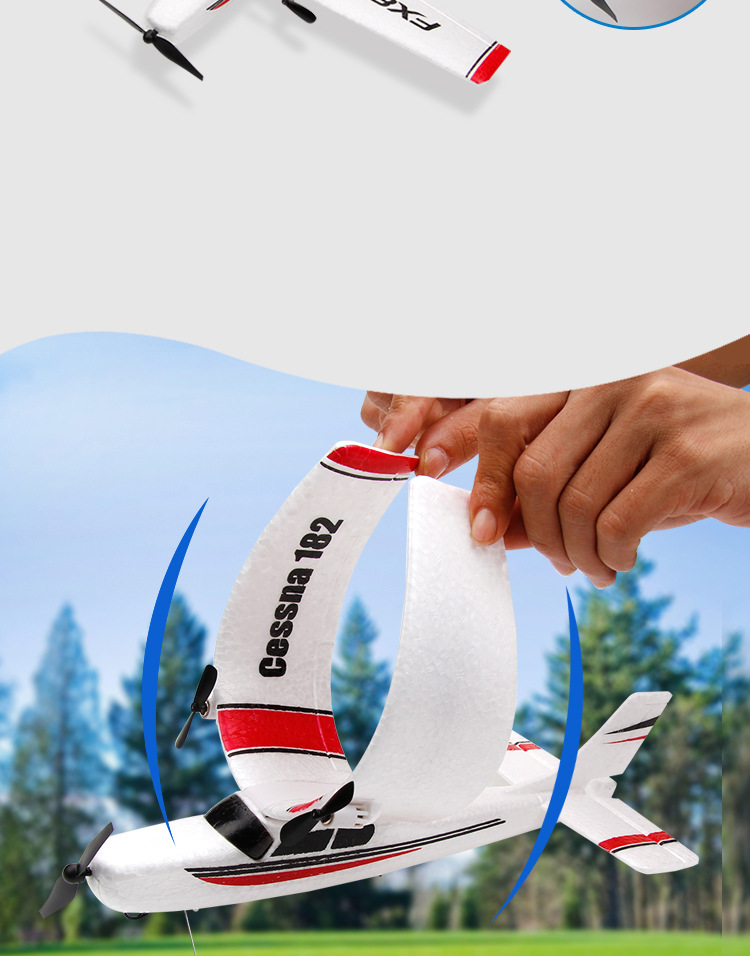 Fx801 Glider 2.4G Two-Way Remote Control Aircraft Foam Assembled Fighter Fixed Wing Airplane Model Toy Model Fx801 Glider 2.4G Two-Way Remote Control Aircraft Foam Assembled Fighter Fixed Wing Airplane Model Toy Model