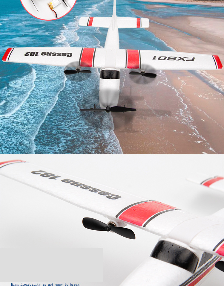Fx801 Glider 2.4G Two-Way Remote Control Aircraft Foam Assembled Fighter Fixed Wing Airplane Model Toy Model Fx801 Glider 2.4G Two-Way Remote Control Aircraft Foam Assembled Fighter Fixed Wing Airplane Model Toy Model