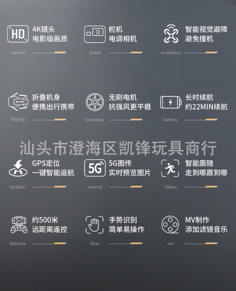 Kf105 Obstacle Avoidance Brushless GPS Lightweight UAV 250G Folding Quadcopter Remote Control Aircraft Airplane Model Toy Kf105 Obstacle Avoidance Brushless GPS Lightweight UAV 250G Folding Quadcopter Remote Control Aircraft Airplane Model Toy