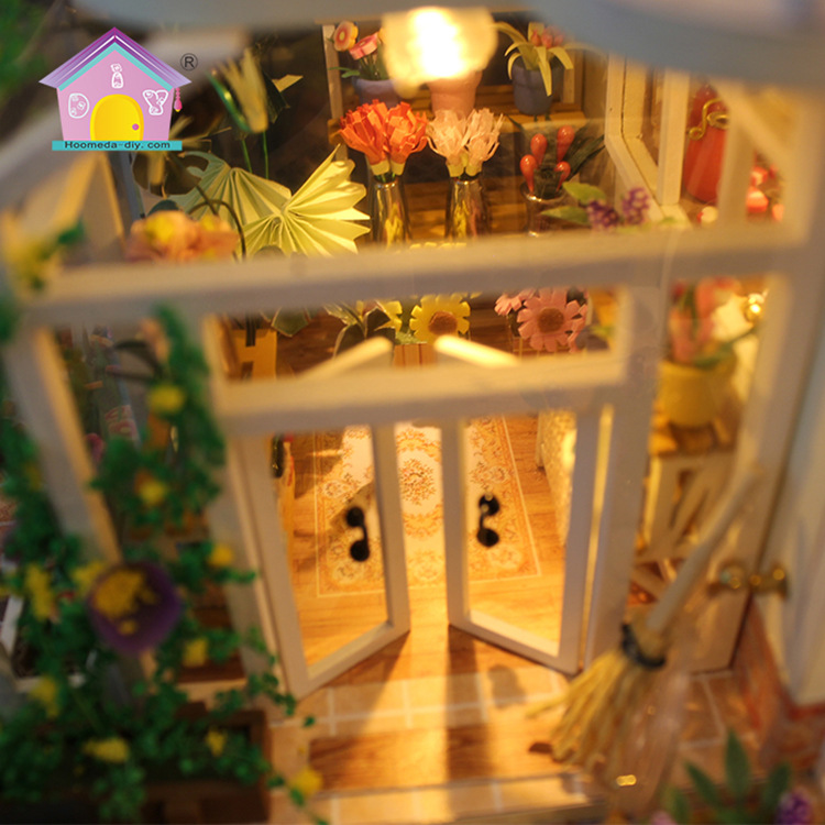 Hoomeda-DIY Handmade DIY Cottage Creative Gift Model Toy Forever Send Girlfriend Foreign Trade Factory Wholesale