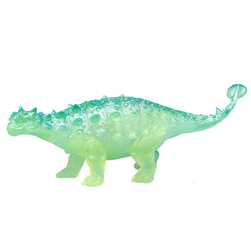 Amazon Hot Sale Large Luminous Dinosaur World Simulation Jurassic Fluorescent Little Dinosaur Soft Plastic Model Toy