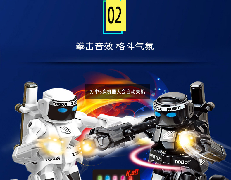 2.4G Somatosensory Remote Control Boxing Robot Double Competitive Fight Fight Intelligent Robot Model Toy Cross-Border 2.4G Somatosensory Remote Control Boxing Robot Double Competitive Fight Fight Intelligent Robot Model Toy Cross-Border