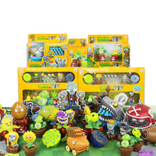New Music New Plants Vs Zombies Combination Deformable Assembled Anime Garage Kits Model Toy Mecha Giant Full Set