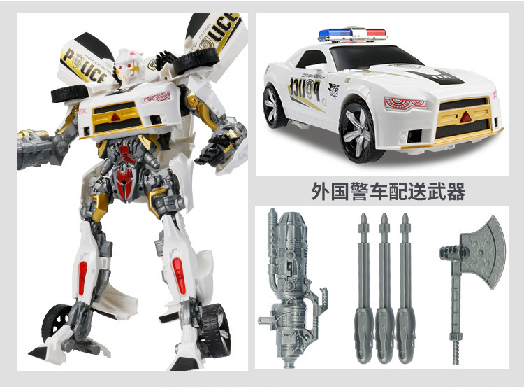 Jinjiang Transformers Toys 5 Optimus Hornet God of War Car Robot Model Toy Children Boys' Toys