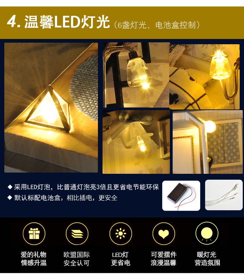 Tianyu DIY Cottage Hand-Assembled Making House Model Toy Creative Birthday Gift for Boys and Girls