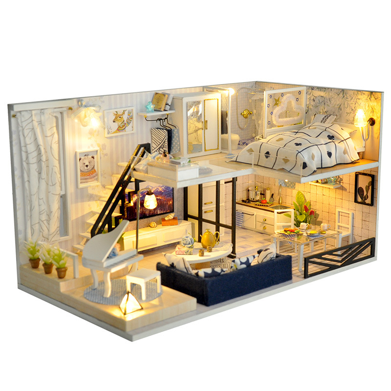 Tianyu DIY Cottage Hand-Assembled Making House Model Toy Creative Birthday Gift for Boys and Girls