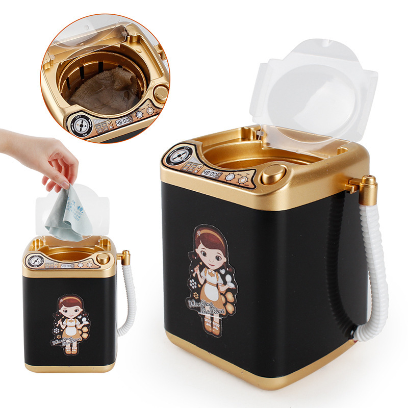Upgraded Children&#039;s Mini Household Appliance Toy Electric Drain Basket Washing Machine Play House SpinDry Dehydrator