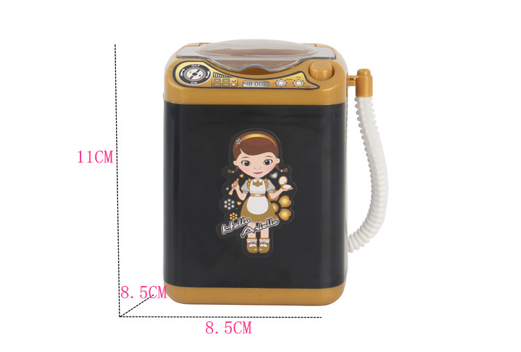 Upgraded Children's Mini Household Appliance Toy Electric Drain Basket Washing Machine Play House SpinDry Dehydrator