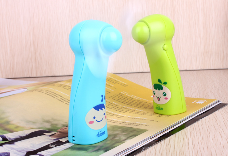 Cartoon electric fan mini handheld usb fan kava yi portable summer toy beach for children and students