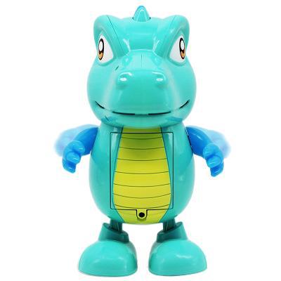 Cross-Border Goods Electric Toy Cartoon Dinosaur Children Dance Lamp Music Swing Dancing Dinosaur Robot