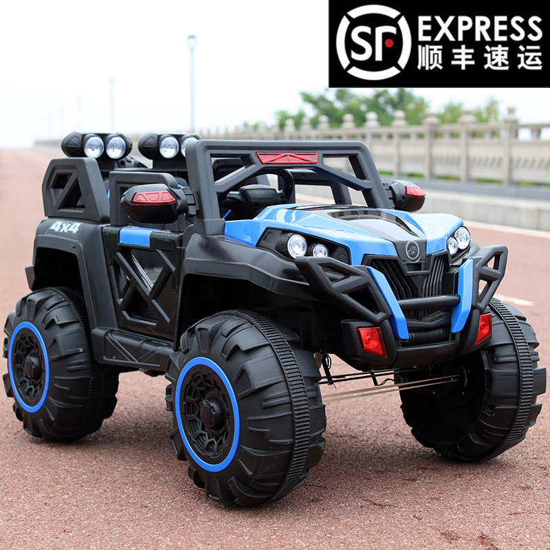 Children&#039;s Electric Car Baby Early Education Toy Car Children Remote Control Electric off-Road Vehicle Can Sit Baby Carriage