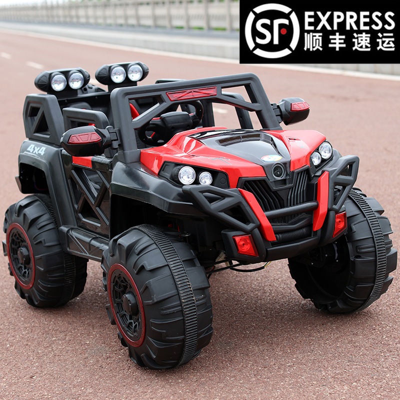 Children&#039;s Electric Car Baby Early Education Toy Car Children Remote Control Electric off-Road Vehicle Can Sit Baby Carriage