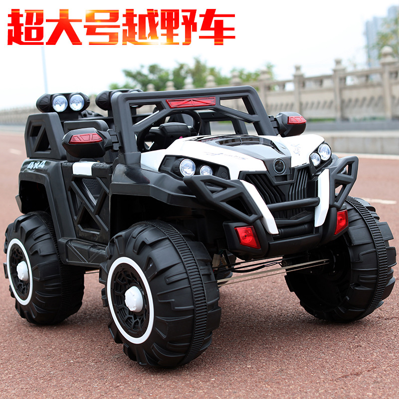 Children&#039;s Electric Car Baby Early Education Toy Car Children Remote Control Electric off-Road Vehicle Can Sit Baby Carriage