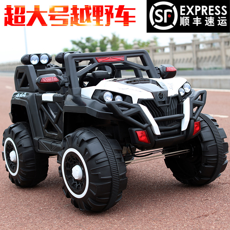 Children&#039;s Electric Car Baby Early Education Toy Car Children Remote Control Electric off-Road Vehicle Can Sit Baby Carriage