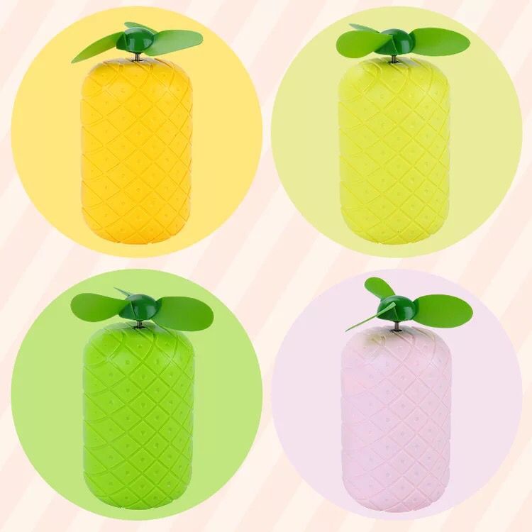 Hot style toy mini mini fan pineapple charging USB fan handheld electric fan manufacturers direct sale