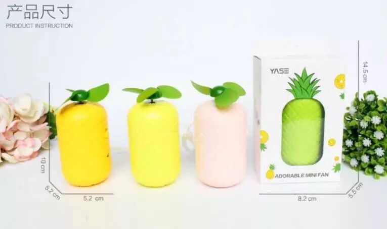 Hot style toy mini mini fan pineapple charging USB fan handheld electric fan manufacturers direct sale Hot style toy mini mini fan pineapple charging USB fan handheld electric fan manufacturers direct sale