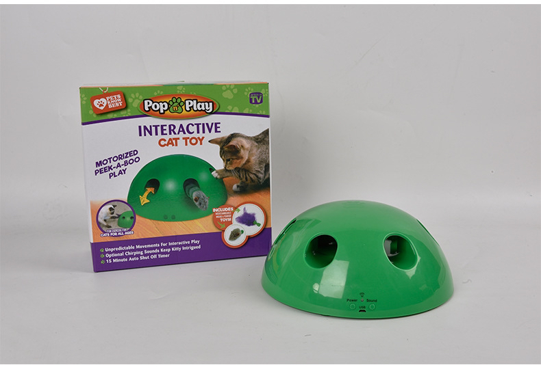 Pet Cat Toy Sound Cat Self-Hi Toy Mouse Cat Pole Toy Electric Cat Teaser Toy