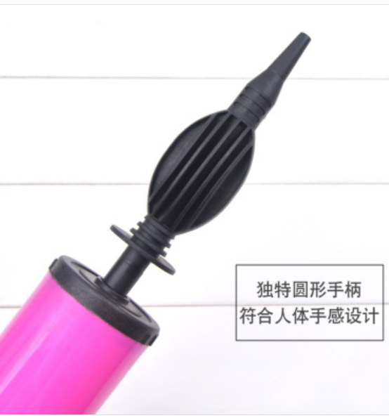 Balloon Accessories Portable Hand Push Tire Pump Manual Plastic Daily Necessities Charging Cylinder Toy Electric Hand Push