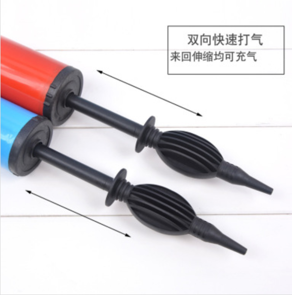 Balloon Accessories Portable Hand Push Tire Pump Manual Plastic Daily Necessities Charging Cylinder Toy Electric Hand Push