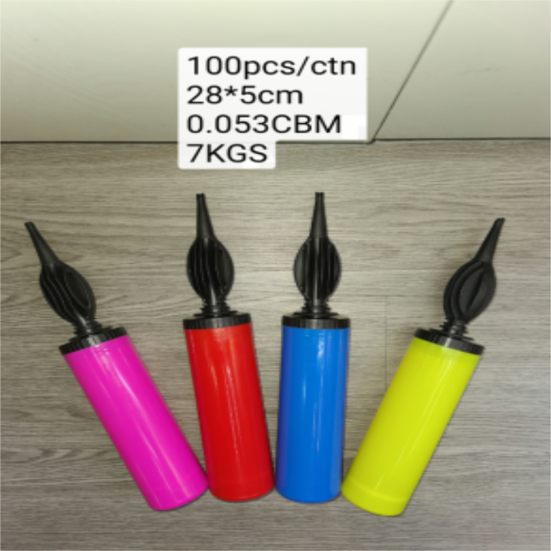Balloon Accessories Portable Hand Push Tire Pump Manual Plastic Daily Necessities Charging Cylinder Toy Electric Hand Push
