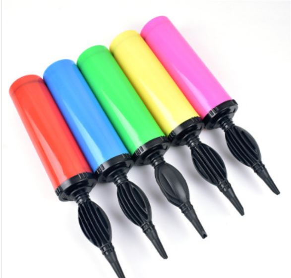 Balloon Accessories Portable Hand Push Tire Pump Manual Plastic Daily Necessities Charging Cylinder Toy Electric Hand Push
