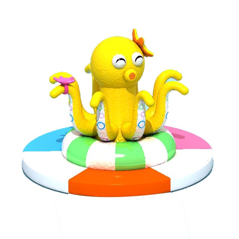 Naughty Castle Children&#039;s Playground Indoor Electric Toy Accessories Equipment Rotating Swing Coconut Tree Helicopter Facilities